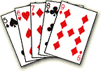 Straight Poker Hand