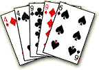  Poker cards - Two Pairs